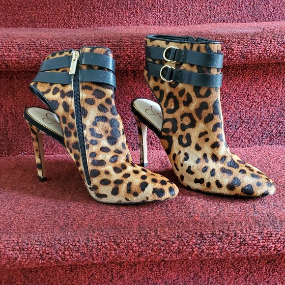 Jessica Simpson Shoes - Leopard 'skinny' heel